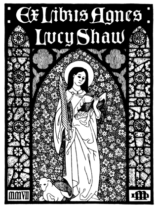 Ex libris Agnes Lucy Shaw