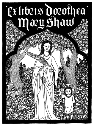 Ex libris Dorothea Mary Shaw
